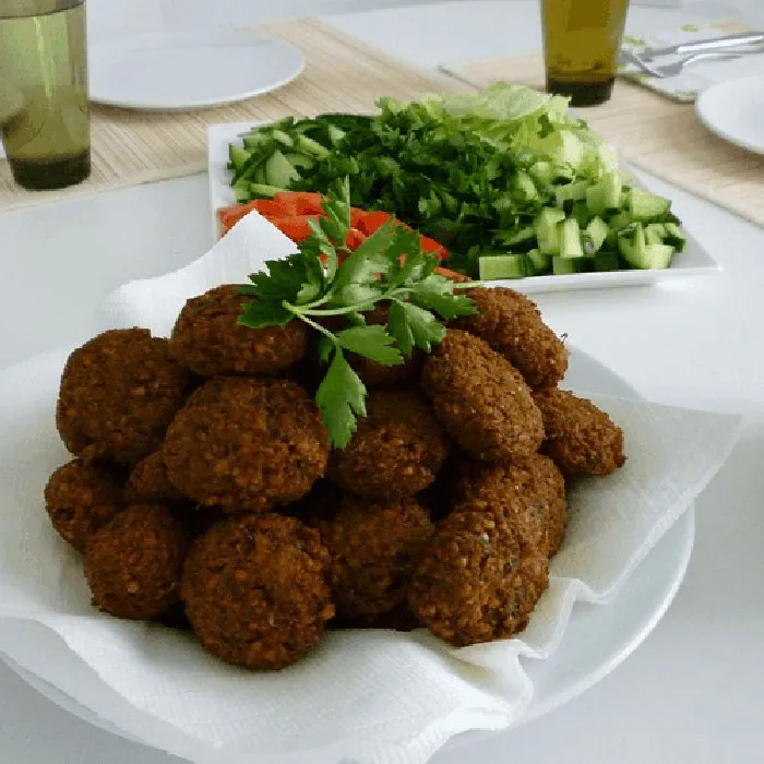 Tamiya (egyptisk falafel) fra Nile Deli